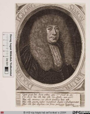 Bildnis Johann Georg Simon