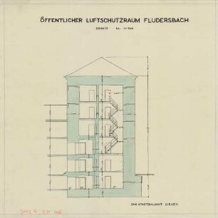 Öffentlicher Luftschutzraum Fludersbach
