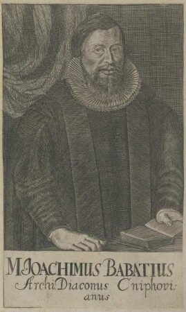 Bildnis des Joachimus Babatius