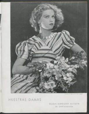 Nuestras damas : Gloria Rodríguez Alcorta de Santamarina