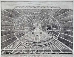 Stadtansicht von Karlsruhe (Neudruck)