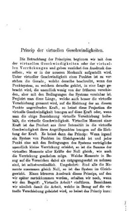 Historische Darstellung der Principien.
