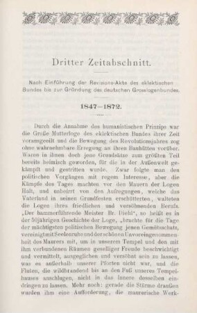 Dritter Zeitabschnitt. 1847-1872.