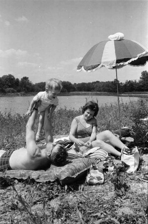 Sommertag am Baggersee.