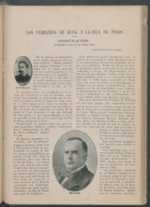 Los derechos de Cuba a la Isla de Pinos.