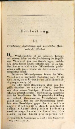 Kritisches Handbuch des in den oesterreichisch-deutschen Staaten geltenden Wechselrechtes. 1, Grundlagen der Wechselrechte