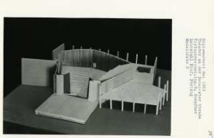 Theater an der Budapester Straße, Berlin-Tiergarten (Diplomarbeit bei Peter Poelzig): Modellfoto