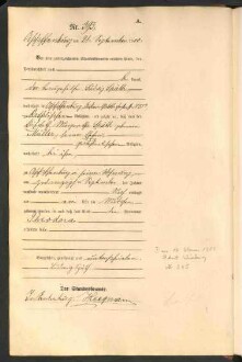 Standesamtsbuch der Stadt Aschaffenburg: Geburten 365/1900 - 184/1901