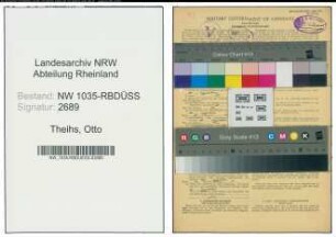 Entnazifizierung Otto Theihs , geb. 04.10.1901 (Verlademeister)