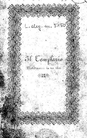 Il templario : melodramma in tre atti da rappresentarsi nel Teatro Eretenio la fiera del 1841