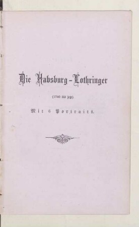 Die Habsburg-Lothringer