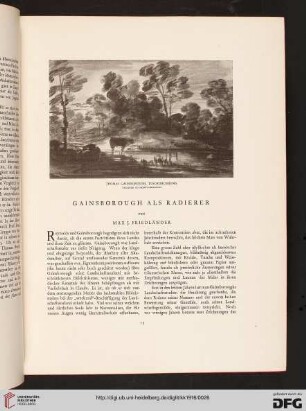 Gainsborough als Radierer