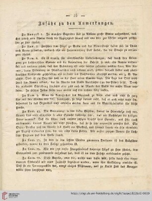 Zusätze zu den Anmerkungen
