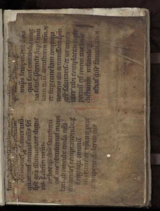 Pergament-Fragment einer liturgischen Handschrift des 13. Jahrhunderts, 2. Hälfte