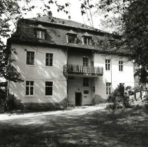 Unterlauterbach (Falkenstein-Unterlauterbach). Ehem. Herrenhaus (16. Jh.). Gartenansicht