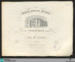 Neuer Börsen Walzer für das Pianoforte komponiert : op. 79