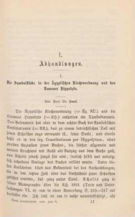 161-187 Die Symbolstücke in der Ägyptischen Kirchenordnung und den Kanones Hippolyts