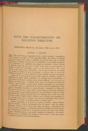 Ecos del fallecimiento de nuestro director