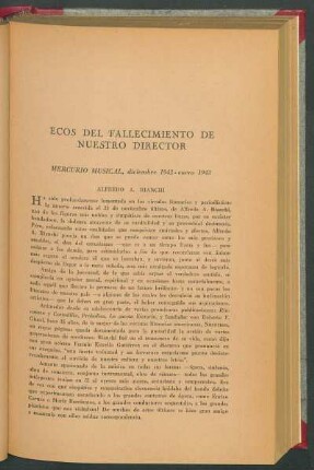 Ecos del fallecimiento de nuestro director
