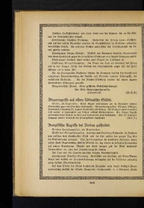 Französische Angriffe bei Verdun gescheitert.