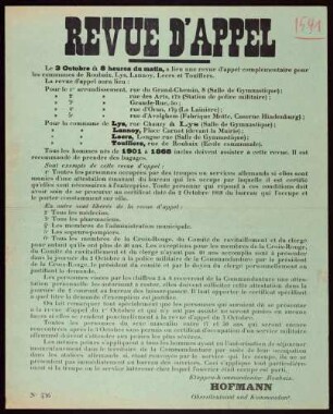 "Revue d'Appel" (No. 436)