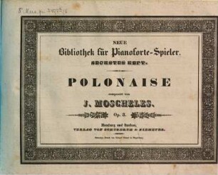 Polonaise, op. 3