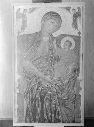Thronende Maria mit dem Kind