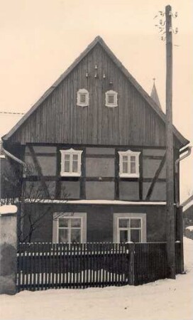 Wohnhaus in Radibor : Bauwesen - Exterieur. Ort: Radwor / Radibor. Untermauertes Fachwerkhaus.