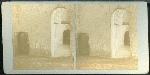 Interior of Tombs of the Kings. [Jerusalem, Königsgräber]