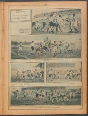 Rugby : Un match de selección.- Probables v. Posibles