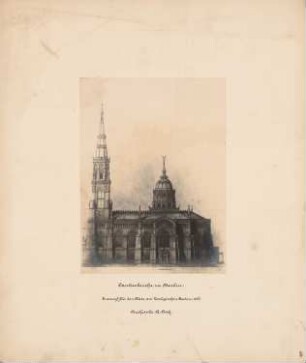Dankeskirche am Zoologischen Garten, Berlin-Charlottenburg: Seitenansicht