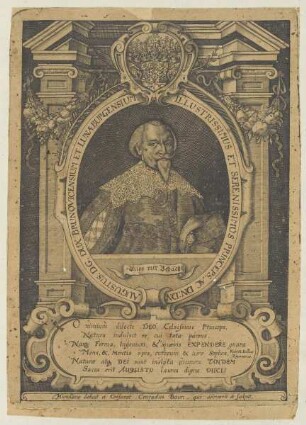 Bildnis des Augustus Dux Brunovicensium et Lunaeburgensium