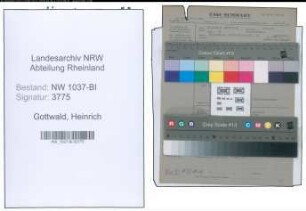 Entnazifizierung Heinrich Gottwald , geb. 30.08.1890 (Haendler)