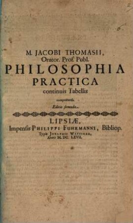 Philosophia practica continuis tabellis comprehensa