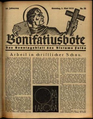 Ausgabe vom Sonntag, den 02. Mai 1937.