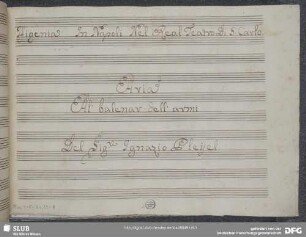 Ifigenia in Aulide. Excerpts - Mus.1-F-82,21-8 : S, orch, b; BenP 703.7