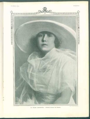 La mujer argentina. : Señorita Rosario San Martín