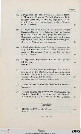 Teppiche (Nr. 717-721)