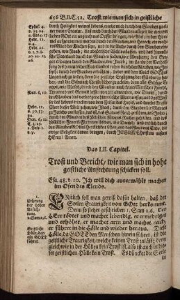 Das LII. Capitel. - Das LVIII. Capitel.