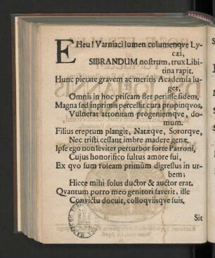 [Rosæ Ferales ad Tumulum Viri Consultissimi & Excellentissimi, ...]