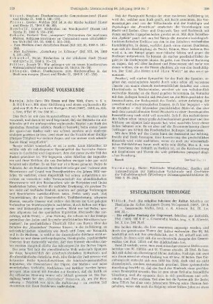 536-538 [Rezension] Die religiöse Substanz der Kultur