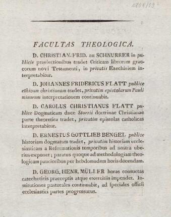 3, Facultas Theologica