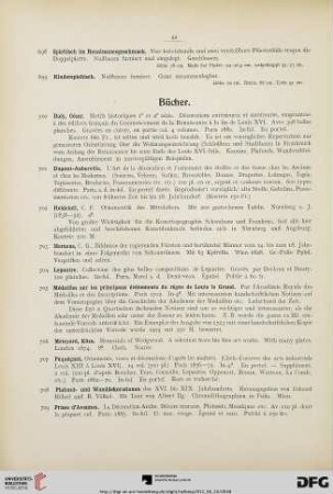 Bücher, Stiche (Nr. 700-780)