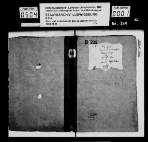 Amt Wachbach: Lagerbuch über Rengershausen