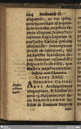 Iustitia cum Clementia. Caput XXIII.