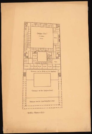 Haus der Freundschaft, Istanbul Vorprojekt 2: Grundriss 3. OG