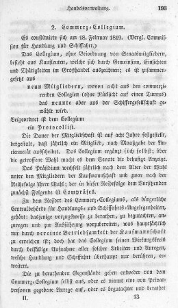 2. Commerz-Collegium.