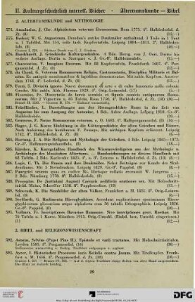 Altertumskunde und Mythologie (Nr.574 - 591)