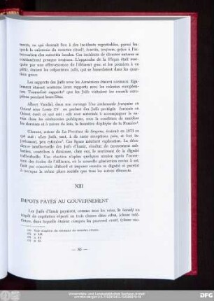 XIII Impots Payes Au Gouvernement
