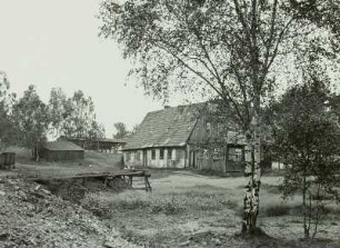 Waschleithe, Grube Stamm Asser am Graul, Huthaus an der Halde